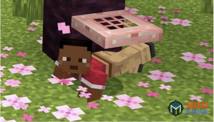 Cơ chế bò và lén lút mới trong Minecraft 1.20.15 Apk