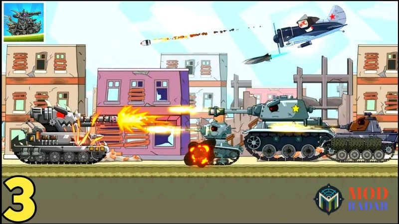 Tank Arena Steel Battle hack với đa dạng xe tăng