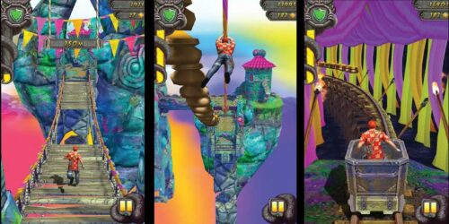 Môi trường trong Temple Run 2 Hack đa dạng, từ đơn giản đến màu sắc