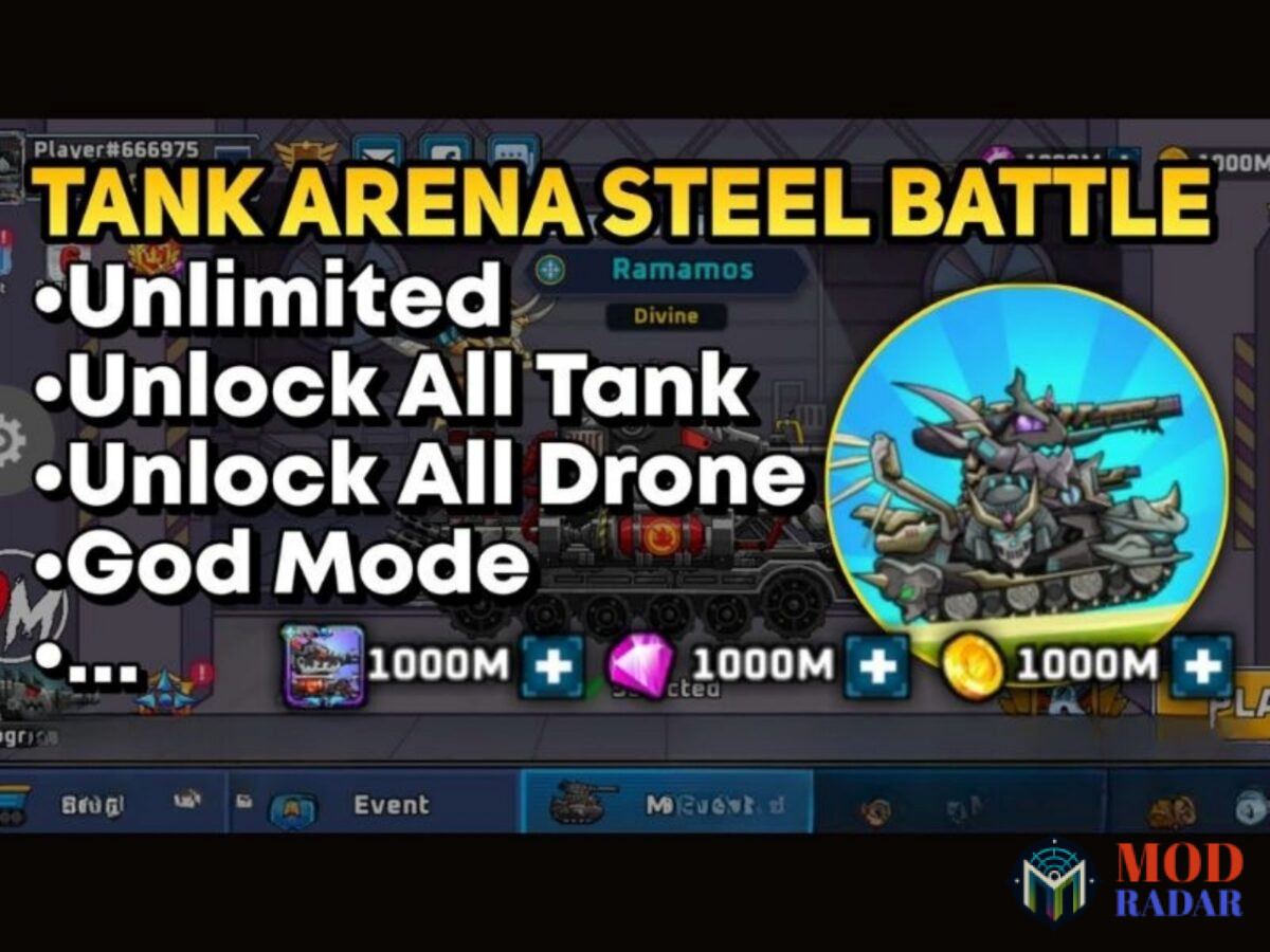 tank arena steel battle hack 05 Tải Tank Arena Steel Battle Hack (Vô Hạn Tiền, Kim Cương) v2.1.1 Tính Năng Mở Khóa Của Bản Tank Arena Steel Battle Mod Apk