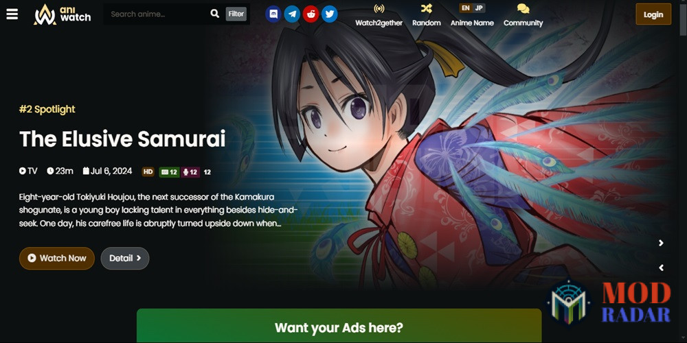 Aniwatch APK Great User Interface