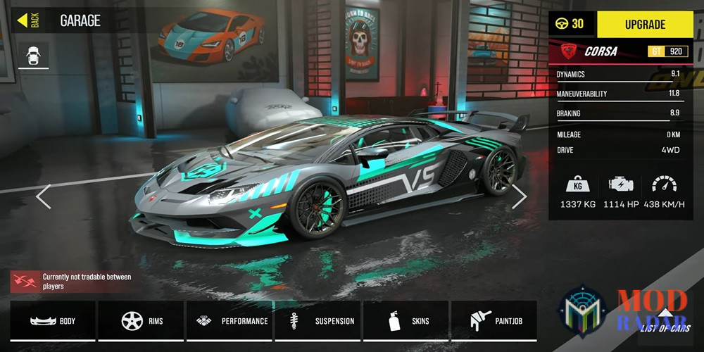 Drive Zone Online Mod APK Aventador SVJ