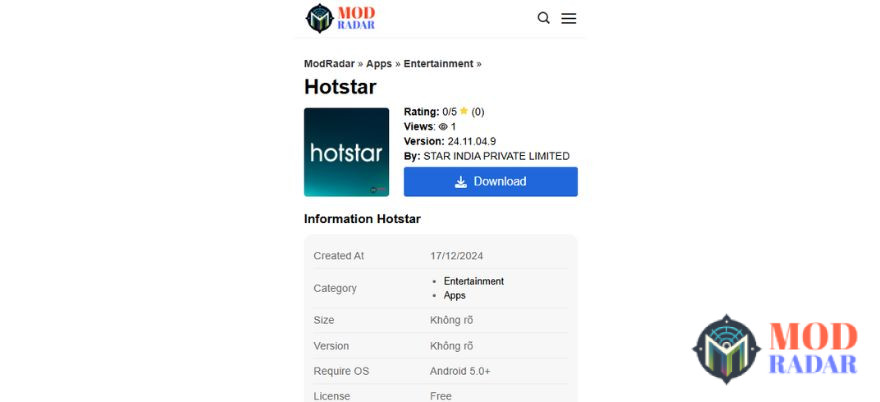 Hotstar Mod APK Download