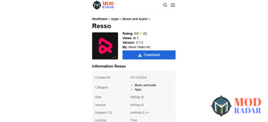 Resso Mod APK Download