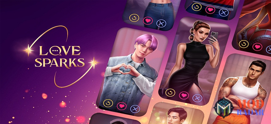 Tampilan Awal Love Sparks Mod Apk