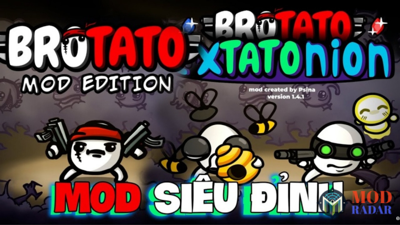 brotato mod apk02 Tải Brotato Mod Apk (MOD Menu, Vô Hạn Tiền, Sát Thương) v1.3.700 Khám Phá Tính Năng Vượt Trội Của Brotato Mod Apk