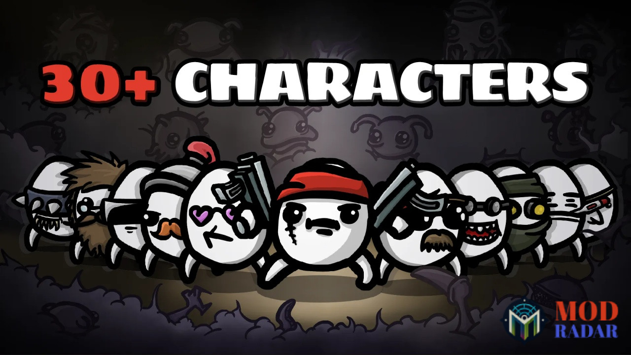 brotato mod apk04 Tải Brotato Mod Apk (MOD Menu, Vô Hạn Tiền, Sát Thương) v1.3.700 Nhân Vật Khoai Tây Có Thể Tùy Chỉnh