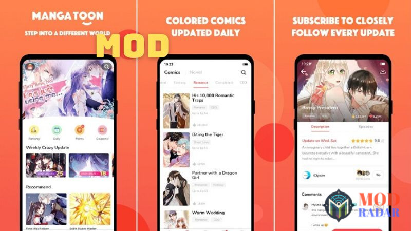 C&aacute;c Cải Tiến Quan Trọng Khi Trải Nghiệm Game Bằng Bản Mangatoon Mod