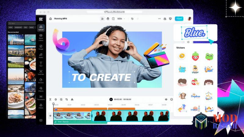 Kho Nhạc Trend V&agrave; Hiệu Ứng &Acirc;m Thanh Bắt Tai&nbsp;Trong CapCut Pro APK