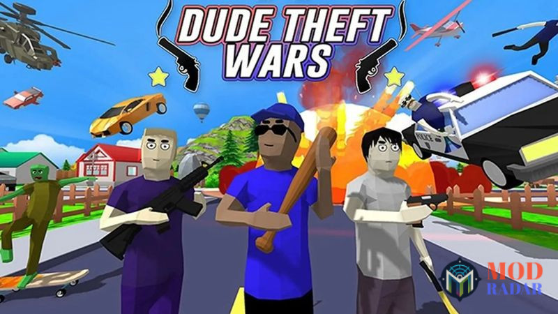 dude theft wars 1 Tổng Hợp Code Dude Theft Wars 2026 Mới Nhất Tổng Quan Về Dude Theft Wars