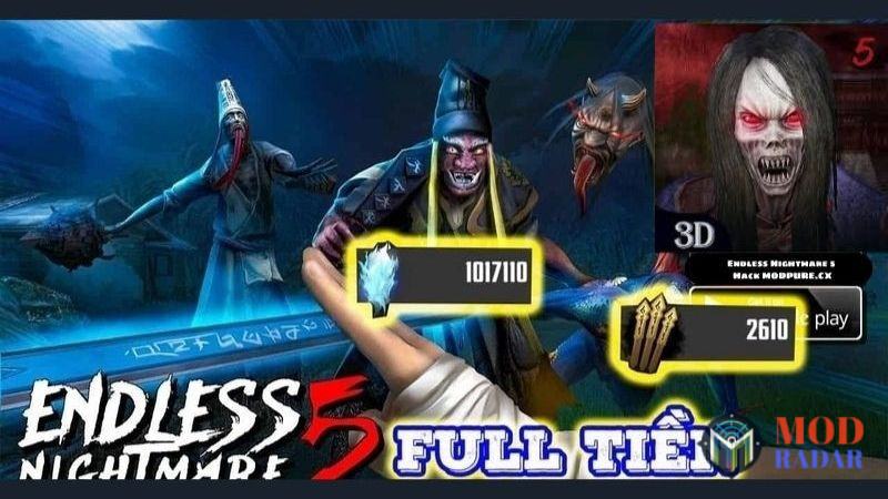 Một Số T&iacute;nh Năng N&acirc;ng Cao Của Endless Nightmare 5 Mod Apk