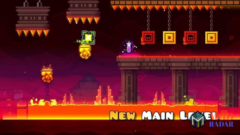 H&agrave;nh Động Theo Nhịp Nhạc Kịch T&iacute;nh V&agrave; Cuốn H&uacute;t Trong Hack Geometry Dash Lite 