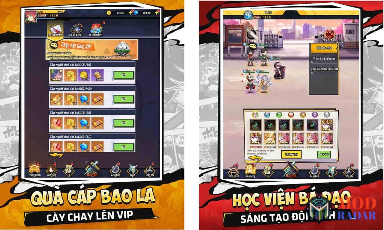 hack hoc vien ba vuong 04 Tải Hack Học Viện Bá Vương Apk (Mod Vô Hạn Tiền) APK V2.2060.1 Trải Nghiệm Cuộc Chiến Hấp Dẫn Qua Các Chế Độ PvP và PvE