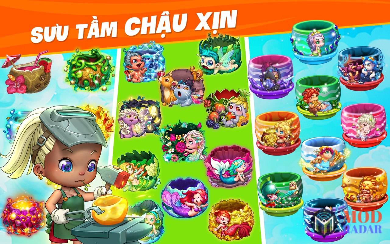 hack khu vuon tren may04 Tải Hack Khu Vườn Trên Mây (Full Kim Cương, Vàng, Tiền) v3.9.1 Bộ Sưu Tập Chậu Cây Với Hiệu Ứng Đặc Sắc