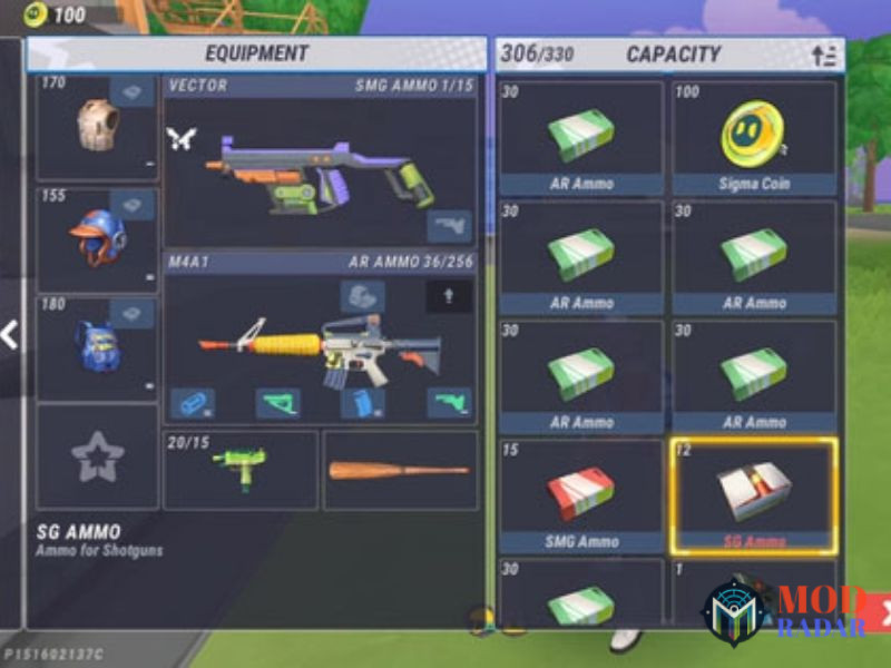 Hệ Thống Skin S&uacute;ng Bắt Mắt&nbsp;Trong Sigma Battle Royale APK