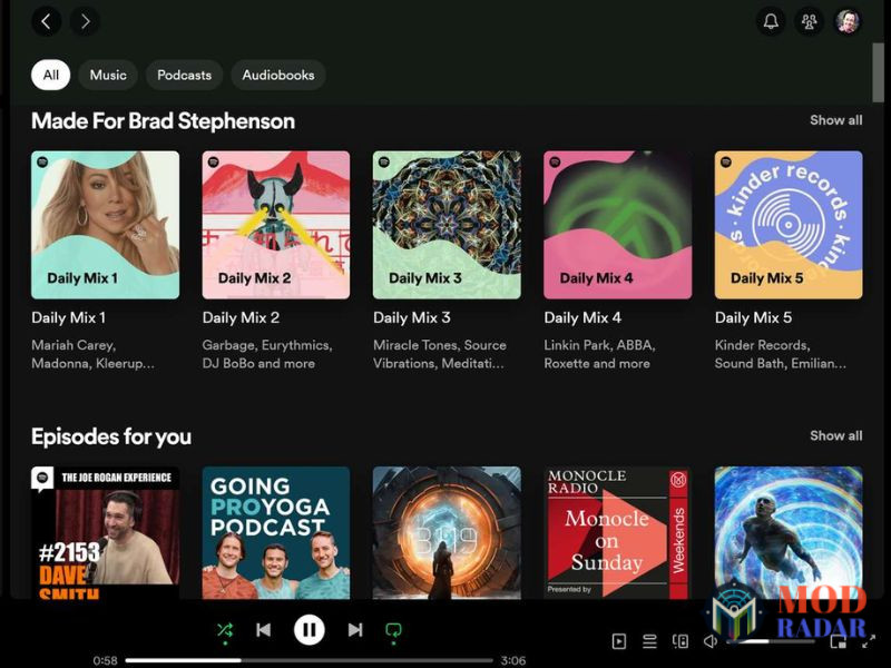 kho nhac khong lo trong spotify premium apk Tải Spotify Premium Apk (MOD Mở Khóa Premium) v9.1.28.2252 Kho Nhạc Khổng Lồ Trong Spotify Premium Apk