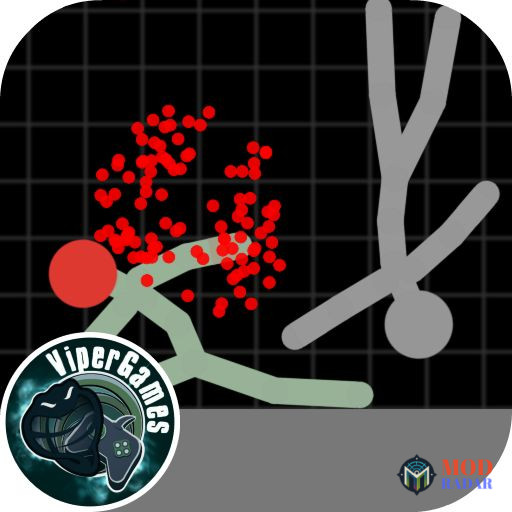 logo Stickman Warriors Mod