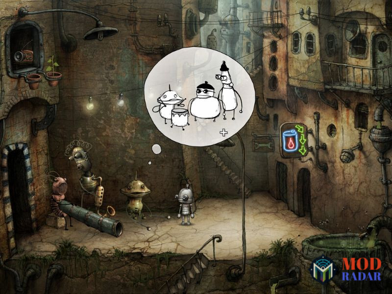 machinarium apk 3 Tải Machinarium APK (MOD Bản Full Game) v3.5.0 Đồ Họa Vẽ Tay Nghệ Thuật Ấn Tượng Trong Machinarium APK