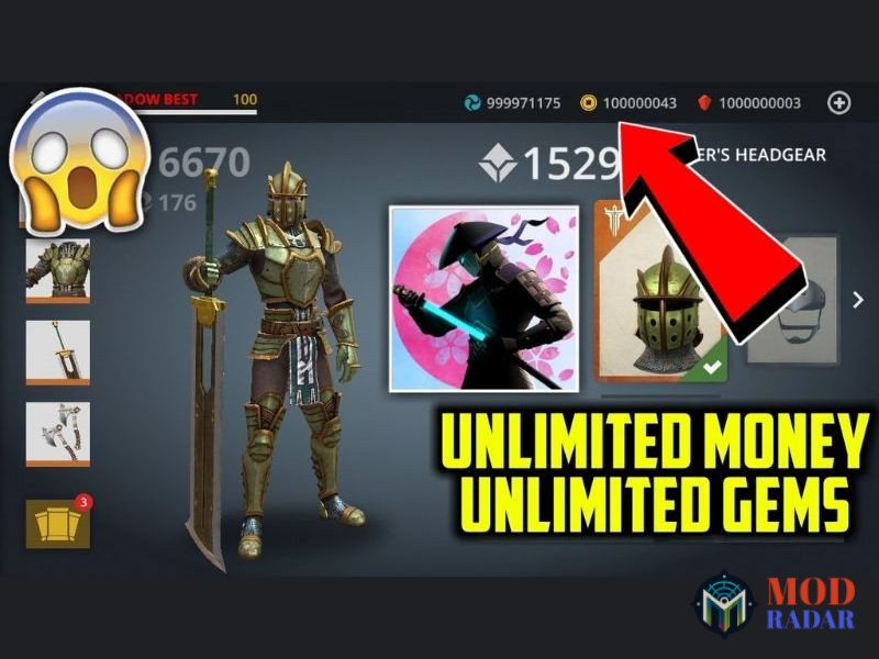 Những Đặc Quyền Tối Thượng Tr&ecirc;n Bản Shadow Fight 3 MOD APK