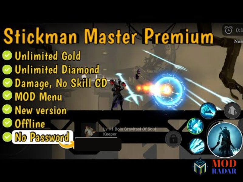 C&aacute;c T&iacute;nh Năng N&acirc;ng Cao Độc Quyền Trong Stickman Master MOD