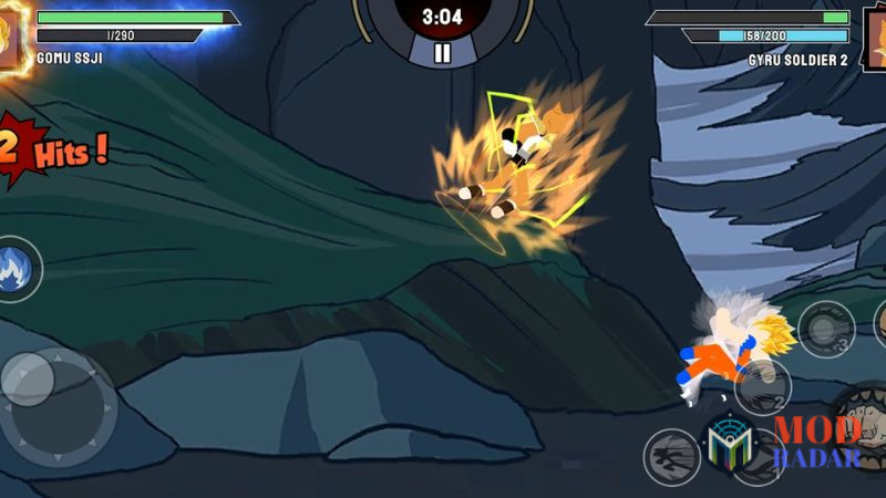 stickman warriors mod 3 Tải Stickman Warriors Mod Apk (Full Tiền, Kim Cương) v2.1.5 Lối Chơi Hành Động Nhanh Trong Stickman Warriors Mod