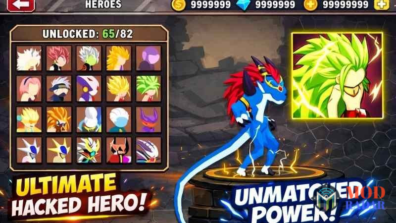 stickman warriors mod 4 Tải Stickman Warriors Mod Apk (Full Tiền, Kim Cương) v2.1.5 Các Tính Năng Stickman Warriors Mod Đỉnh Cao