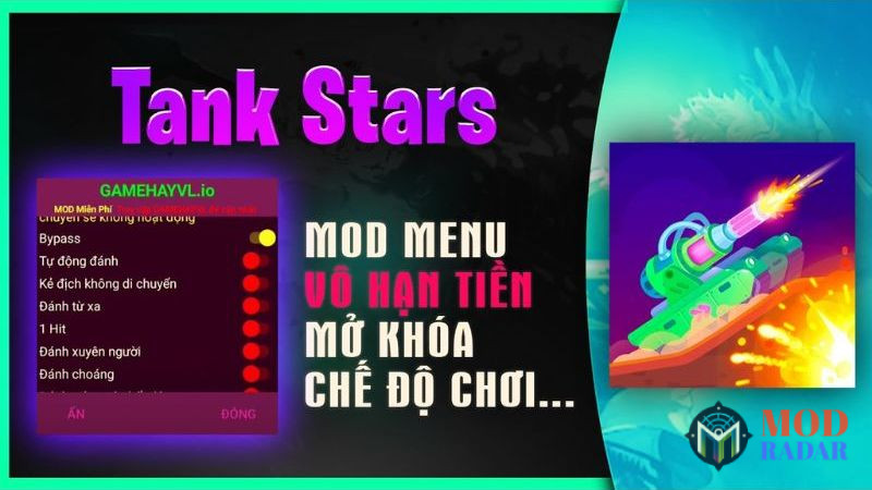 C&aacute;c T&iacute;nh Năng Từ Tank Stars Hack