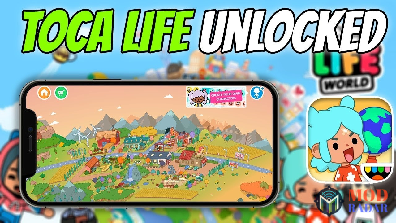 toca life modlh 06 Tải Toca Life Modlh (Menu, Mở Khóa Tất Cả, Tốc Độ) v1.124.1 Bản Toca Life Modlh Mang Đến Tính Năng MOD Thú Vị