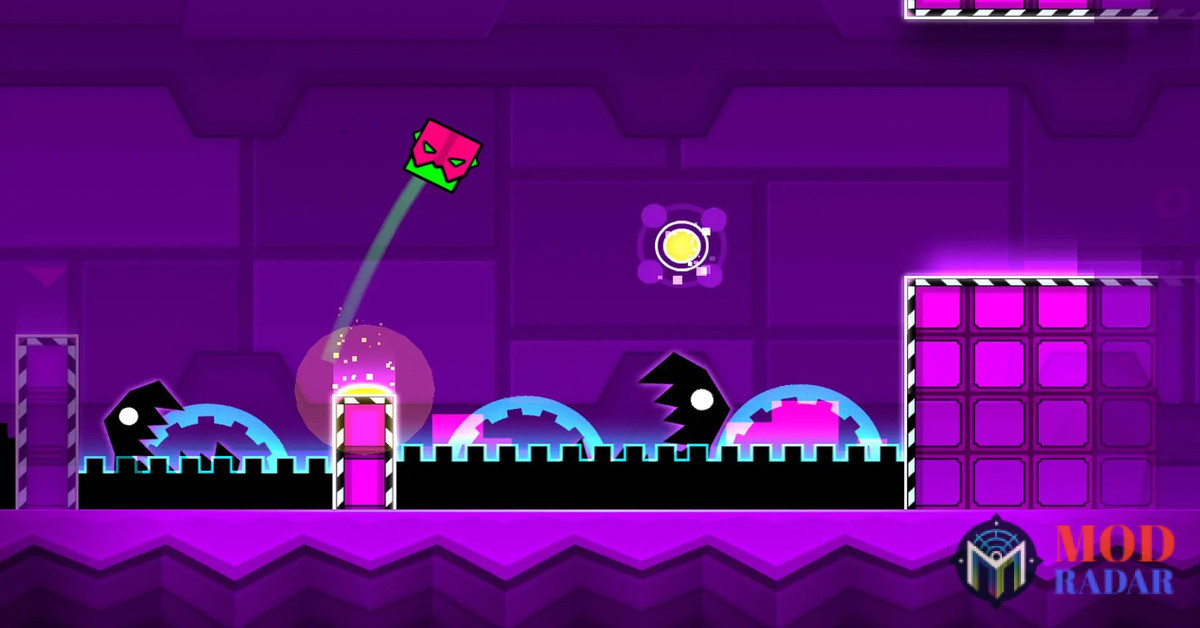 Geometry Dash 2.2 là sự kết hợp tuyệt vời giữa hành động và âm nhạc