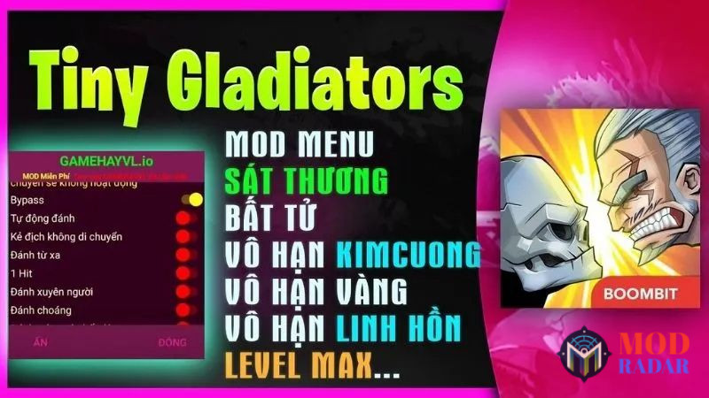 ban hack tiny gladiators giup game thu vi hon the nao Tải Tiny Gladiators Hack (MOD Full Tiền Kim Cương, Bất Tử) v2.5.1 Bản Hack Tiny Gladiators Giúp Game Thú Vị Hơn Thế Nào?