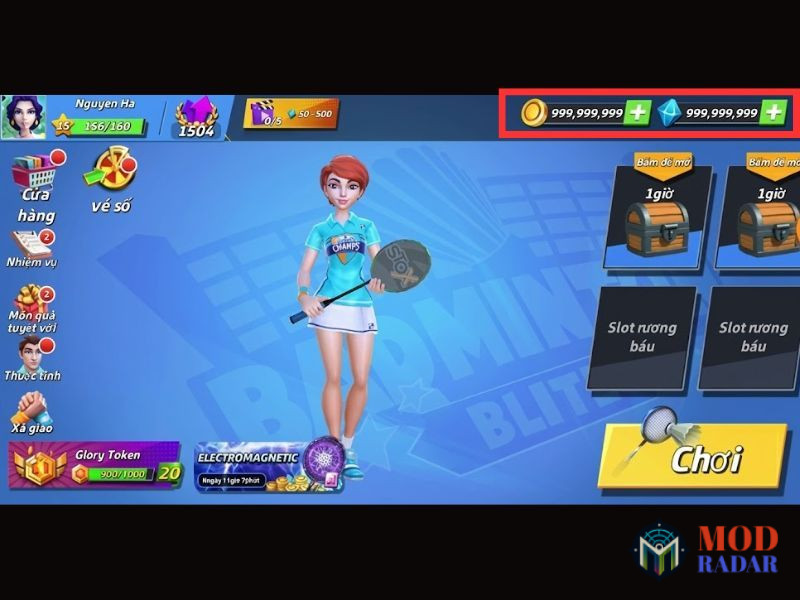 C&aacute;c Đặc Quyền Đẳng Cấp Tại Phi&ecirc;n Bản Badminton Blitz MOD APK