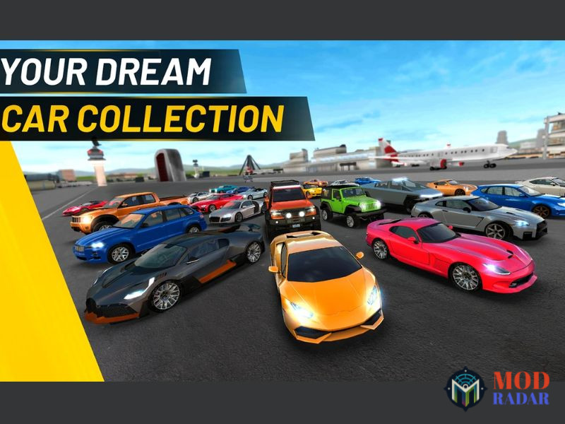 Bộ Sưu Tập Xe Hơi Đầy M&agrave;u Sắc Trong Extreme Car Driving Simulator Hack 