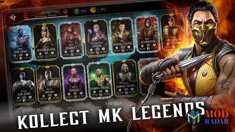 mortal kombat he thong suu tap the nhan vat va trang bi manh me Tải Mortal Kombat Hack (Full Tiền, Mega Menu) v7.1.0 Mortal Kombat Hệ Thống Sưu Tập Thẻ Nhân Vật Và Trang Bị Mạnh Mẽ