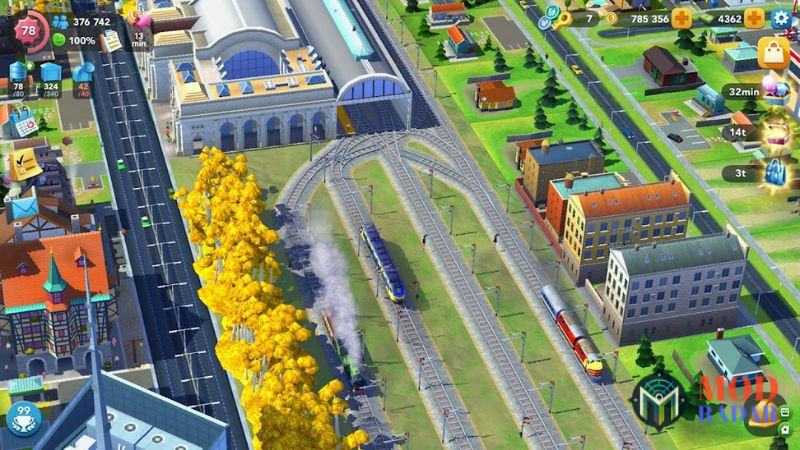X&acirc;y Dựng C&aacute;c C&ocirc;ng Tr&igrave;nh Biểu Tượng V&agrave; Kỳ Quan Trong Simcity Buildit MOD APK 