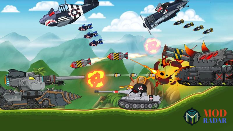 tank combat thu thach cuc han voi vo so ban do chien tranh leo doi Tải Tank Combat Hack (Full Tiền, Kim Cương, Bất Tử) v4.1.15 Tank Combat Thử Thách Cực Hạn Với Vô Số Bản Đồ Chiến Tranh Leo Đồi
