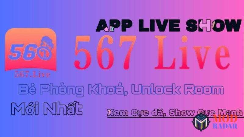 tinh nang mod cua phien ban 567 live mod Tải 567 Live Mod (Mở Khoá Phòng, Xu, VIP) v1.0 Cho Android Tính Năng Mod Của Phiên Bản 567 Live Mod