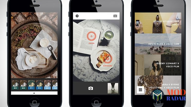 Giao Diện Tối Giản Của VSCO Pro APK