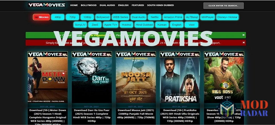 VegaMovies 2.0 With Bollywood Movies