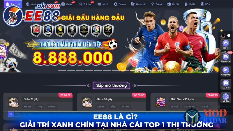 ee88 la gi EE88 Là Gì? Giải Trí Xanh Chín Tại Nhà Cái Top 1 Thị Trường