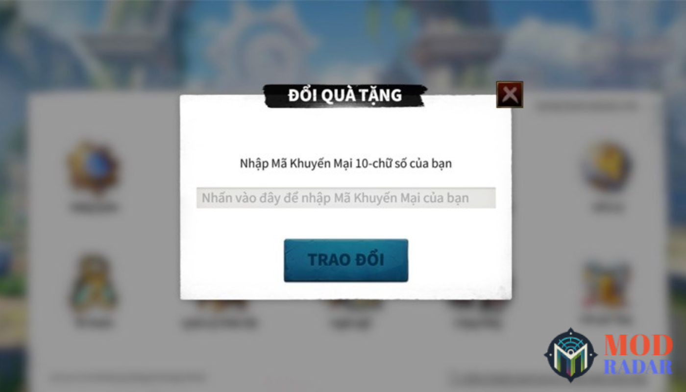 Nhập code để đổi quà tặng trong Dragon city