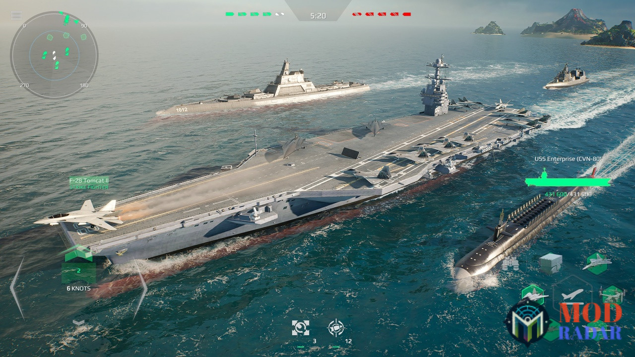 modern warship mod03 Tải Modern Warship Mod APK (Vô Hạn Đạn, Menu) v0.100.1.120516214 Đồ Họa Tuyệt Đẹp Của Modern Warship