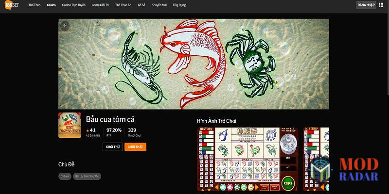 gioi thieu bau cua tom ca 188Bet hap dan Bầu Cua Tôm Cá - Game Đổi Thưởng Đáng Trải Nghiệm Tại 188Bet Giới thiệu Bầu cua tôm cá 188Bet tựa game hấp dẫn