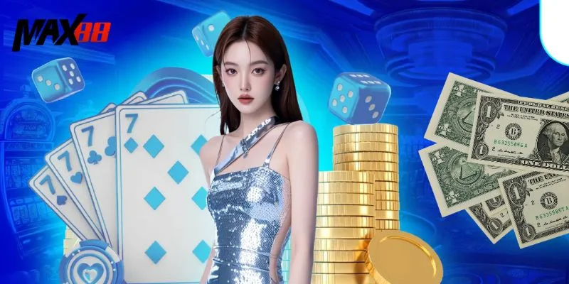 Giao diện đẹp dễ sử dụng của max88 trên ứng dụng di động