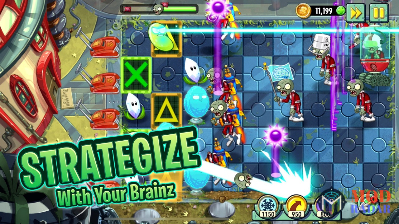 plants vs zombies 2 lmhmod02 Tải Plants vs Zombies 2 Lmhmod (Vô hạn tiền, Max Level, Mở khóa) v12.8.1 Lối Chơi Đặc Sắc Với Các Loại Cây Và Zombie Mới Đầy Thử Thách