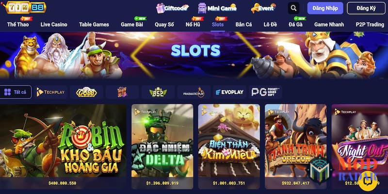 slots tin88 1 Slots Tin88 - Sân chơi giúp mang lại trải nghiệm đỉnh cao Slots Tin88 Là Gì? Tổng Quan Về Trò Chơi