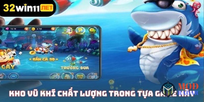 ban ca san thuong kho vu khi Bắn Cá Săn Thưởng - Cơ Hội Hốt Bạc Siêu Lớn Tại 32Win Kho vũ khí chất lượng trong tựa game này