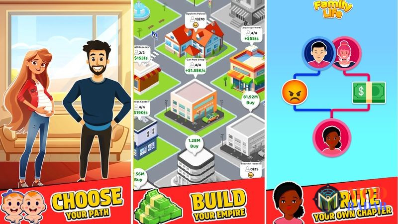 family life mod nghe thuat quan ly tai chinh gia dinh Tải Family Life Mod Apk (Unlimited Money And Gems) v1.51.7 Family Life Mod Nghệ thuật quản lý tài chính gia đình