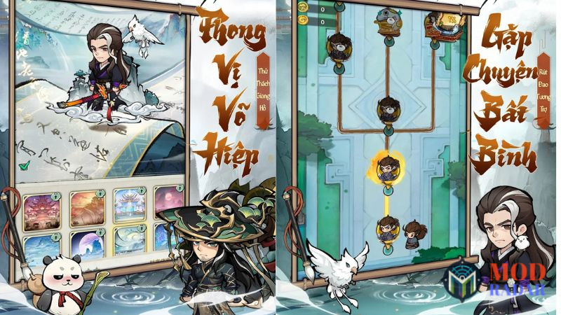 dai hiep chay di cot truyen vo hiep ly ky va hap dan Tải Hack Đại Hiệp Chạy Đi (Vô Hạn Tiền, Menu, Kinh Nghiệm) v1.123 Đại Hiệp Chạy Đi Cốt Truyện Võ Hiệp Ly Kỳ Và Hấp Dẫn