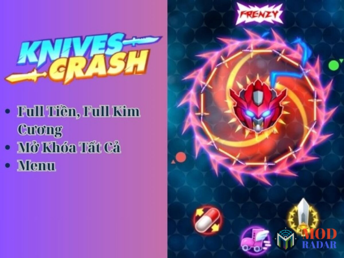 knives crash hack 04 Tải Knives Crash Hack (Full Tiền, Kim Cương, Xóa Quảng Cáo) v1.0.49 Tính Năng Hack Mới Trong Knives Crash Hack