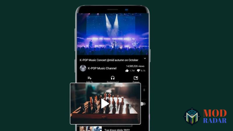 Hỗ Trợ Xem Video Dạng Cửa Sổ Nổi Tiện Lợi Trong Pure Tuber Mod Apk